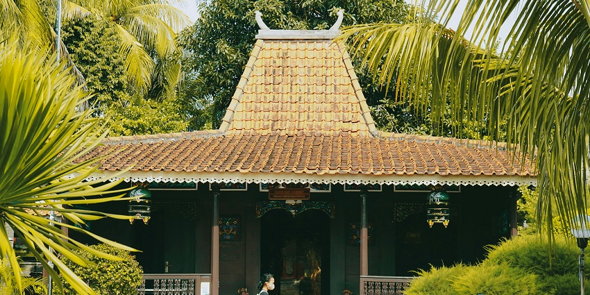 The Sumenep traditional house at Taman Mini Indonesia Indah, a culturally rich places to visit near Jakarta.

