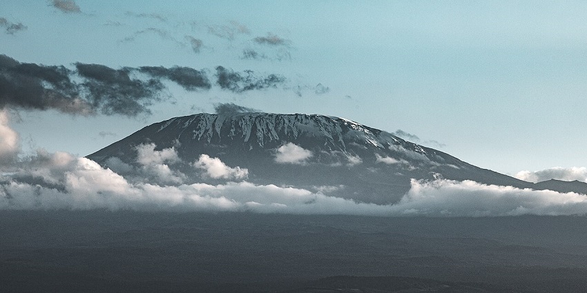 Mount Kilimanjaro in Tanzania, a majestic highlight among places to visit near Seychelles.

