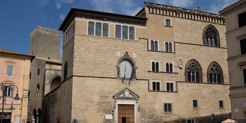 Tarquinia with ancient Etruscan ruins medieval buildings and countryside views places to visit near Rome.