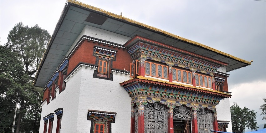 Tashiding Monastery, a sacred Nyingma Buddhist site in Sikkim, India, surrounded by nature.