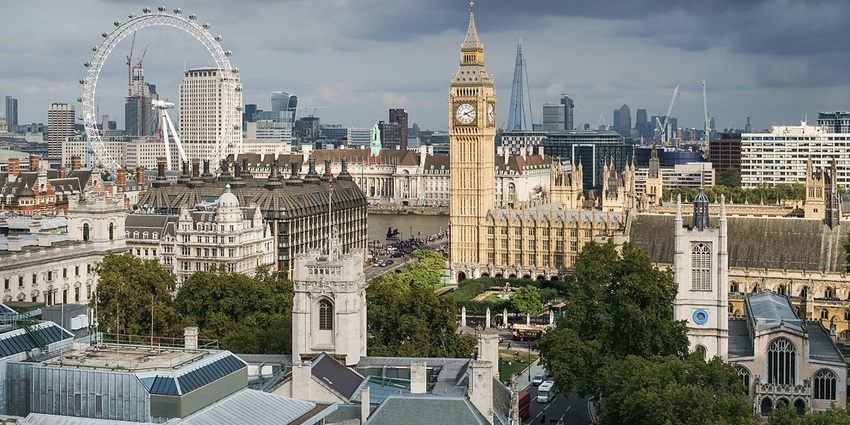 Palace of Westminster in London, a historic site among places to visit near Norway.