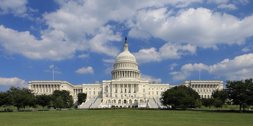 US Capitol in Washington, one of the iconic places to visit near Mexico for history.