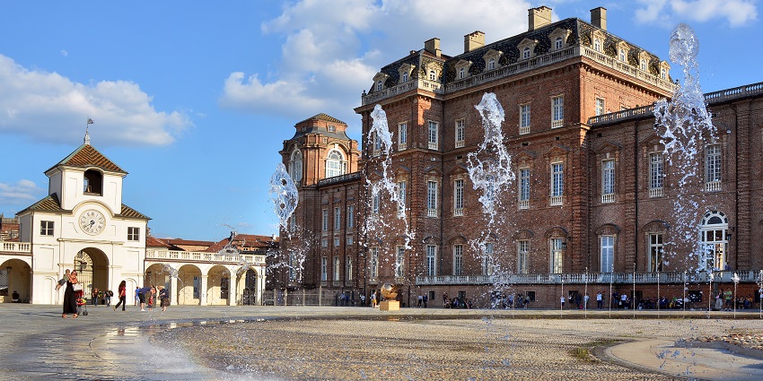 Elegant view of Reggia di Venaria Reale, one of the scenic places to visit near Turin.