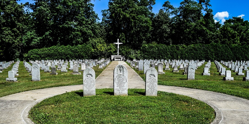 Visit historic Boot Hill Cemetery, one of the unique things to do in Hays KS.