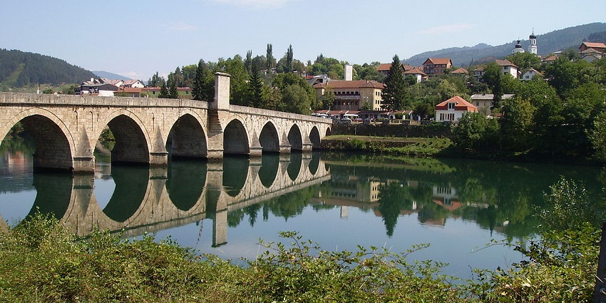 Visegrad bridge over Danube River, one of the scenic places to visit near Budapest.
