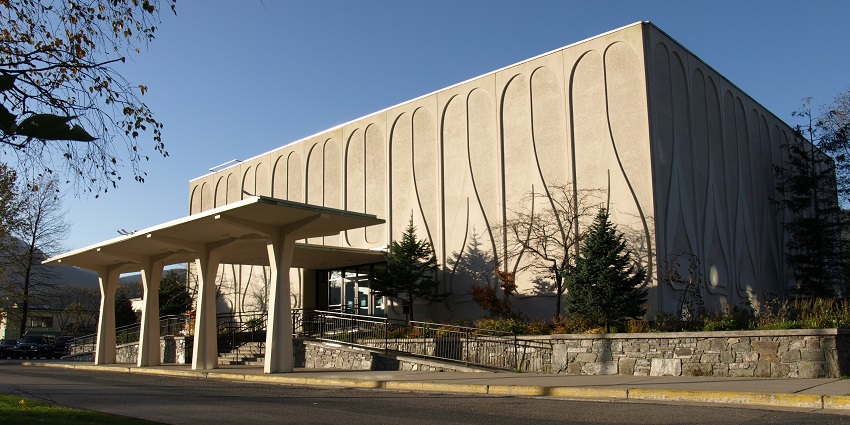 Visiting the historic Alaska State Museum, one of the cultural things to do in Juneau Alaska.
