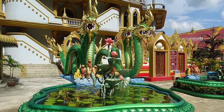 Sacred hilltop temple with jungle trails, tiger legends, and panoramic views, one of the best things to do in Krabi for bachelors.