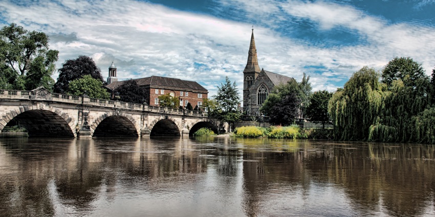 Walking the historic stone arch bridge is one of the top things to do in Huntingdon.