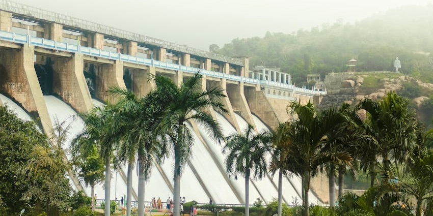 Almatti Dam is one of the most stunning places to visit near Bijapur Karnataka.