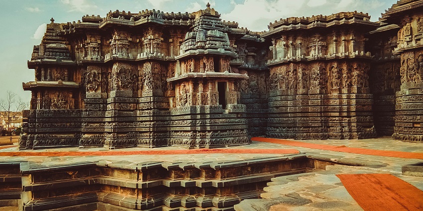 Banashankari Temple with traditional architecture and serene surroundings.
