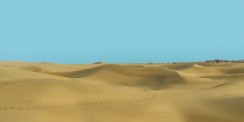 Jaisalmer desert in peak summer showcasing what is the best time to visit Jaisalmer.
