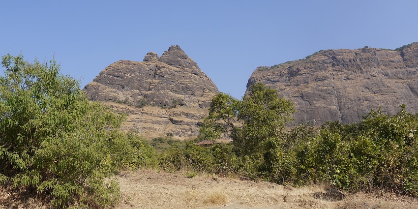 Twin rocky peaks near Panvel, top places to visit near Panvel for one day picnic.