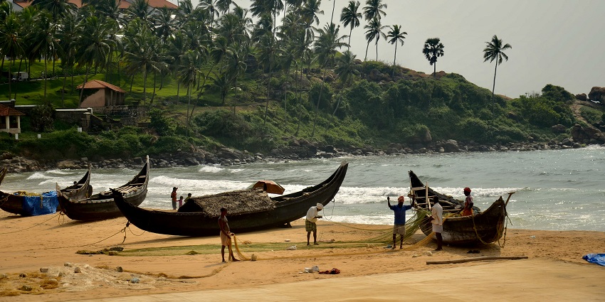 Powerful seawaves crash again on the Kovalam Beach near Chennai in Tamil Nadu