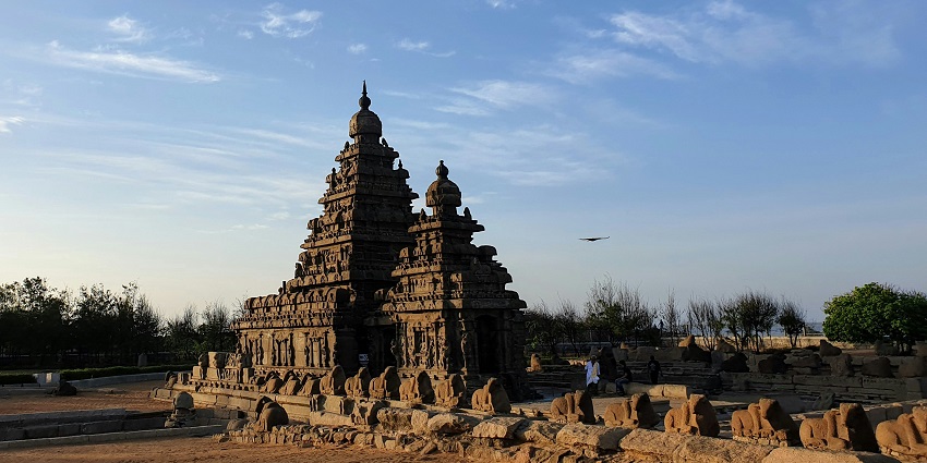 An ancient temple in Kurukshetra with traditional architecture and spiritual significance.