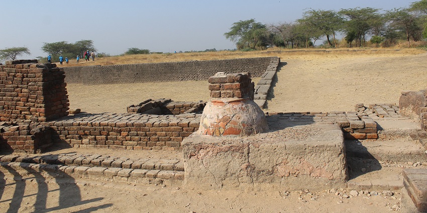 Lothal, an ancient Indus Valley Civilization site, is one of the historical places to visit near Gadhada.
