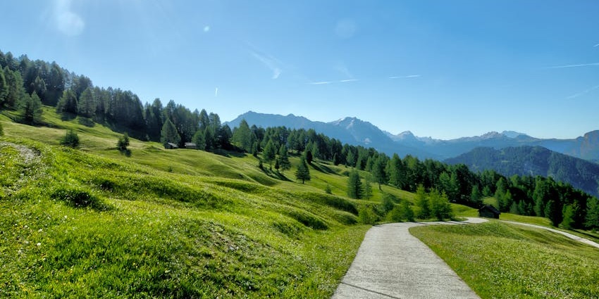 Green hills and calm surroundings of Morni Hills, a serene choice among places to visit near Chandigarh for 2 days.