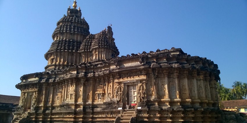 Sri Vidyashankara Temple in Sringeri, a spiritual gem among places to visit near Hebri.
