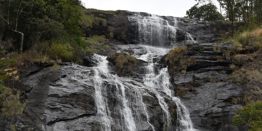 A small tiered Tiger waterfall, one of the places to visit near Chakrata.
