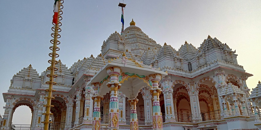 Ancient Vishnu Temple near Imphal surrounded by greenery, places to visit near Imphal.
