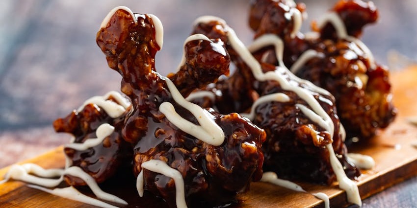 Chicken drumsticks served at Absolute Barbecues, one of the restaurants in city centre Guwahati.