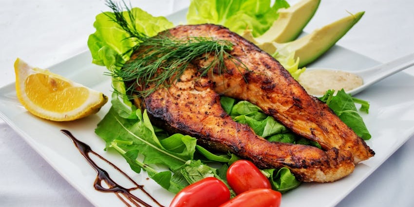 Grilled fish served at Bhut Jolokia, one of the pouplar family restaurants in Guwahati.