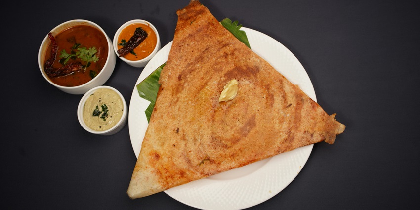 South Indian dosa served hot at MB's Restaurant in restaurants in Dibrugarh.