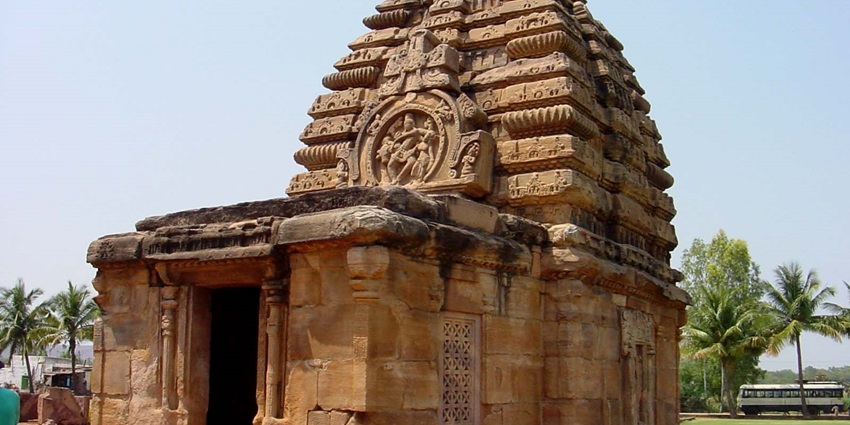 The ancient Jambulinga Temple at the Pattadakal site, where the dance festival is held.