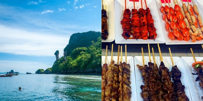 A traveller enjoying her trip to Thailand by indulging in thrilling water activities.
