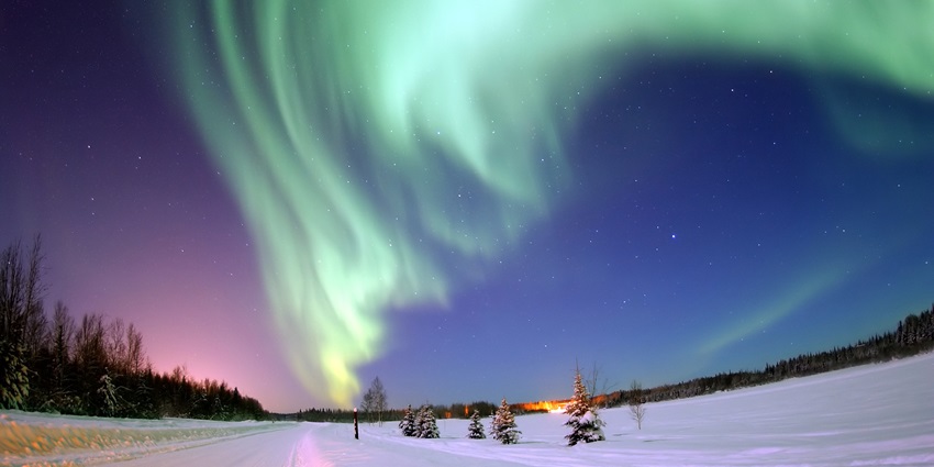 The dark sky regions of Alaska make it one of the top places to see the Northern Lights.