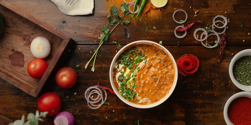 Dal makhani served at Baane Dumbang, one of the restaurants in Pasighat.
