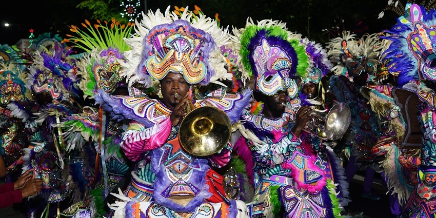 Various cultural competitions are held at Junkanoo celebrations, reflecting the region's rich heritage.