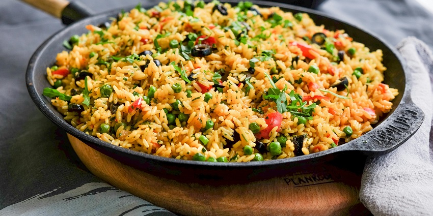 Flavorful fried rice served at Devogram Cafe & Bistro, one of the famous restaurants in Beltola Guwahati.
