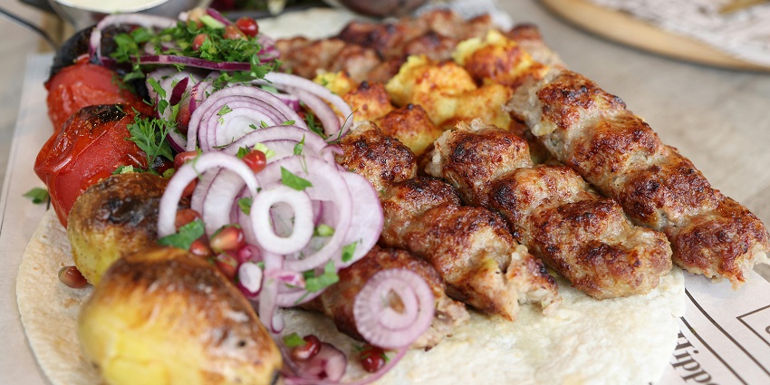 Tandoori kebab served at Dopwai restaurant.