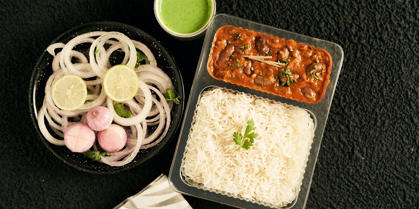Delicious rajma rice served at Kapish, one of the popular restaurants in Beltola Guwahati.
