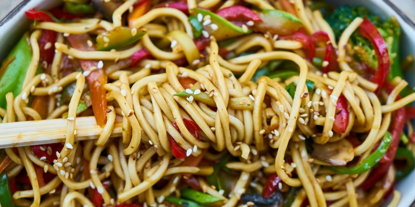 Delicious noodles served at Neha’s Yummy Delight Café & Restaurant, one of the cafes in Jayanagar Guwahati.