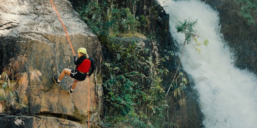 Snowfall in Arunachal Pradesh makes this region an ideal destination for rappelling.