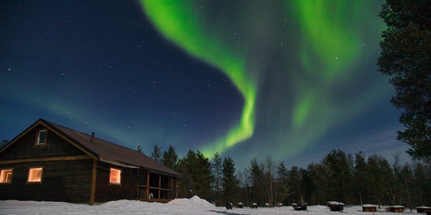 Sweden is close to the ‘Blue Hole’, making it one of the best places for Northern Lights.