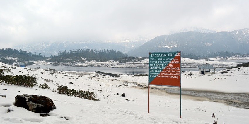 Tawang is a high-altitude and beautiful destination for snowfall in February in India.