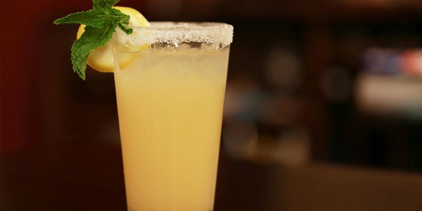 Lemon mojito served at The Maroon Room, one of the best restaurants in Guwahati for couples.
