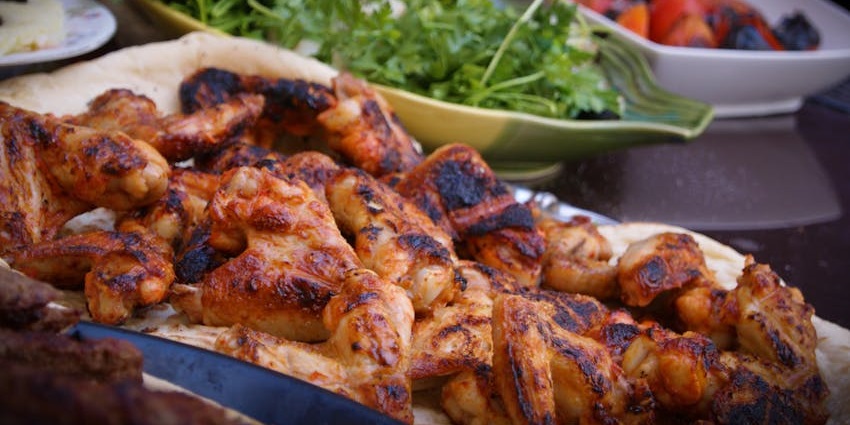 Delicious tandoori chicken served at Urban Mantra, one of the top restaurants on Zoo Road Guwahati.